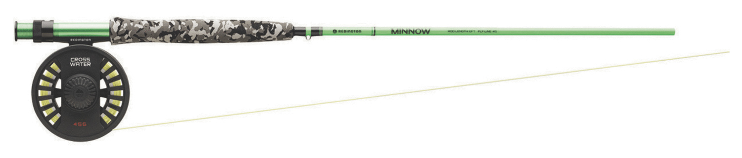 MINNOW ROD AND CROSSWATER REEL COMBO 5WT 8'