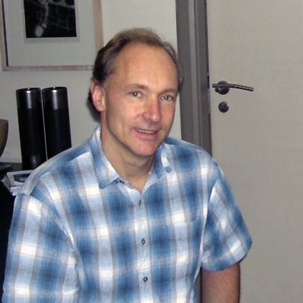 Tim Berners-Lee during a 2005 podcast interview